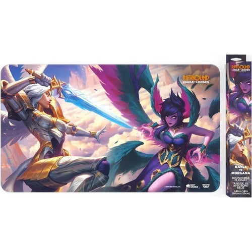 RIFTBOUND: LEAGUE OF LEGENDS TCG VENDETTA  KAYLE VS MORGANA PLAYMAT