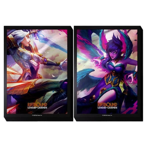 RIFTBOUND: LEAGUE OF LEGENDS TCG VENDETTA ART KAYLE VS MORGANA SLEEVES 100CT