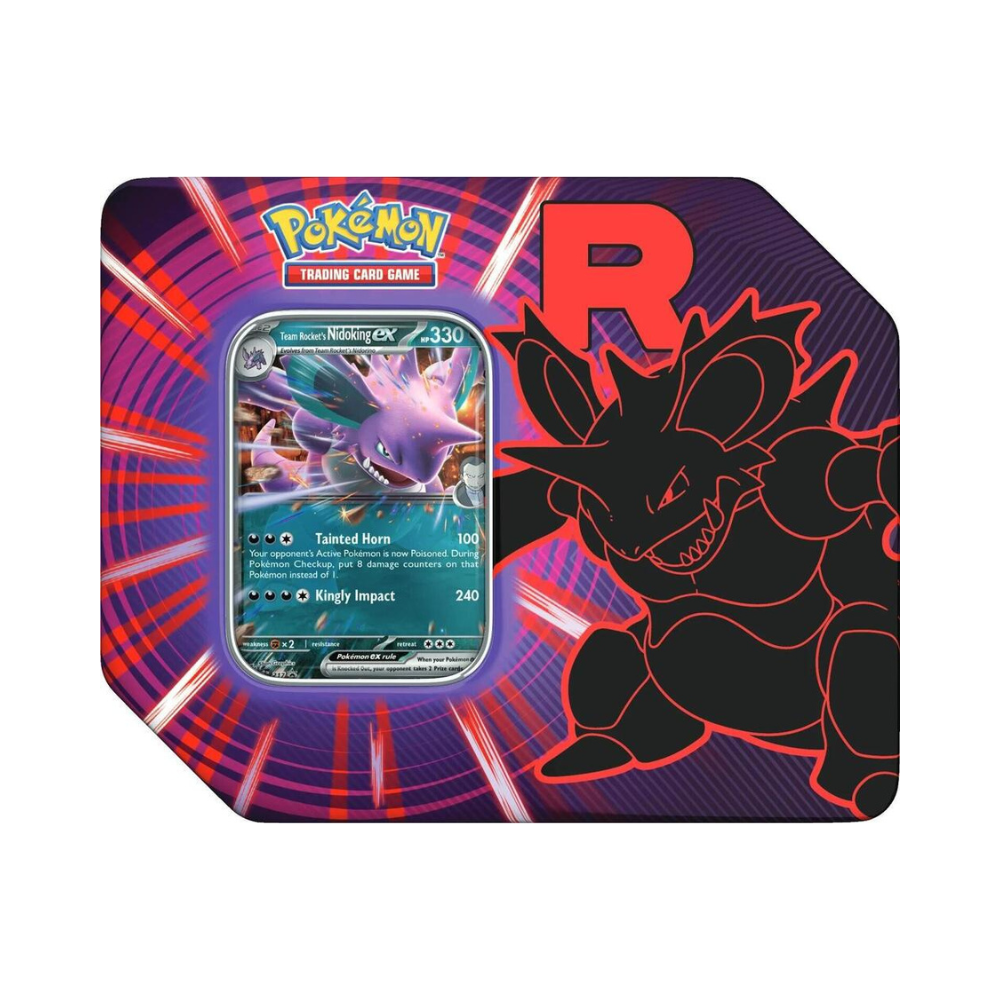 Team Rocket Tin [Team Rocket's Nidoking ex] - Miscellaneous Cards & Products (MCAP)