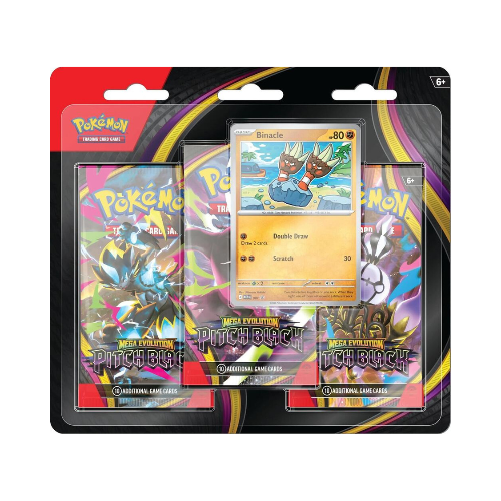 Pitch Black 3-Pack Blister